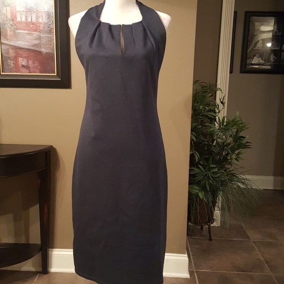 Max Studio Knit Sleevless Keyhole Dress - Picture 3 of 8